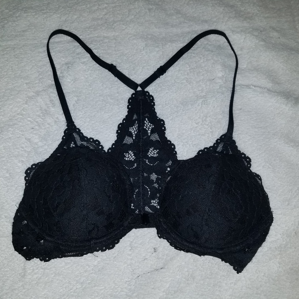 PINK Victoria's Secret Date Racerback Black (32 B)